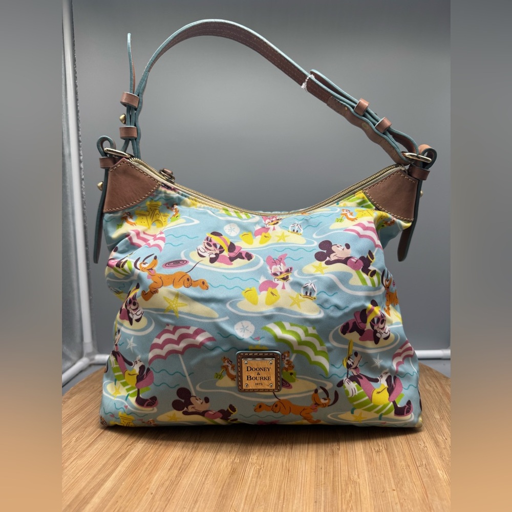 Disney Dooney & Bourke Aulani Mickey Mouse Beach Satchel Bag Purse